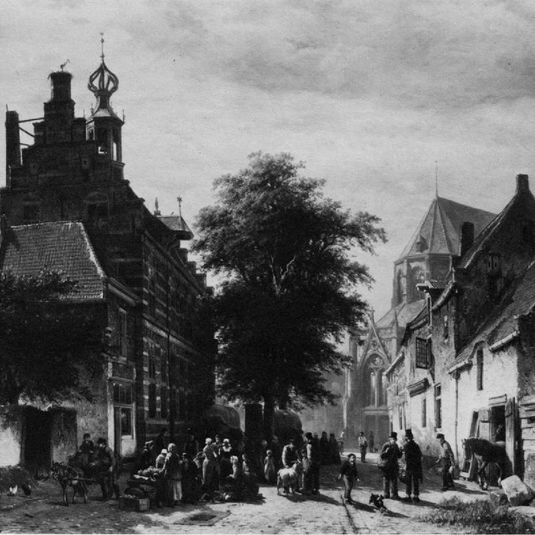 The Town Hall and Market at Naarden