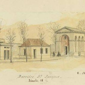 Barrière Saint Jacques, 14ème arrondissement, Paris, 1860