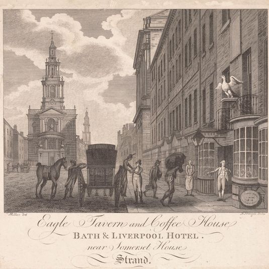 Eagle Tavern and Coffee House near Somerset House