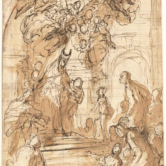 Presentation of the Virgin in the Temple [recto]