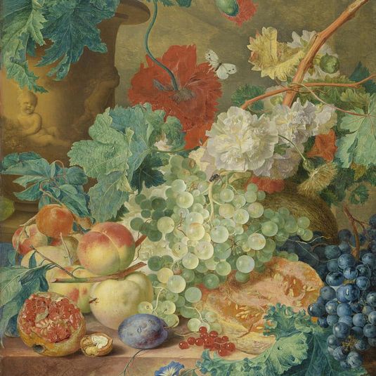 Still Life with Flowers and Fruit