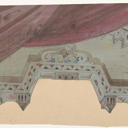 Design for a Stage Set at the Opéra, Paris