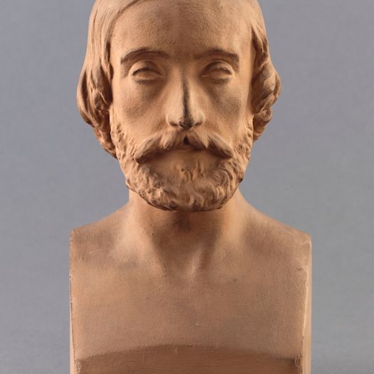 Portrait sérieux de Pierre-Bernard Baroilhet (1805-1871), chanteur