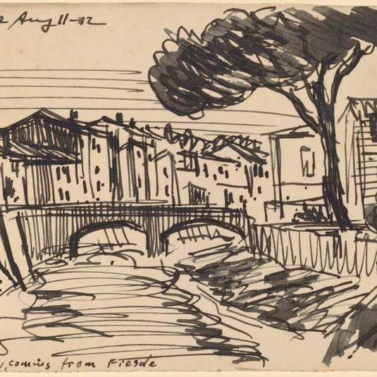 The Arno in the Evening, Florence