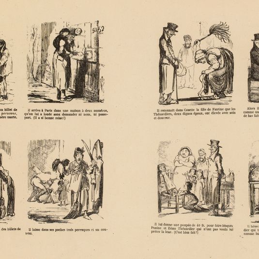 Parodie des Misérables. Planche 2 / Planche 1
