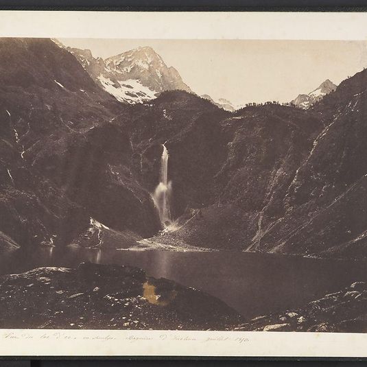 Vue du lac d'Oo ou Seculejo, Bagnère de Luchon