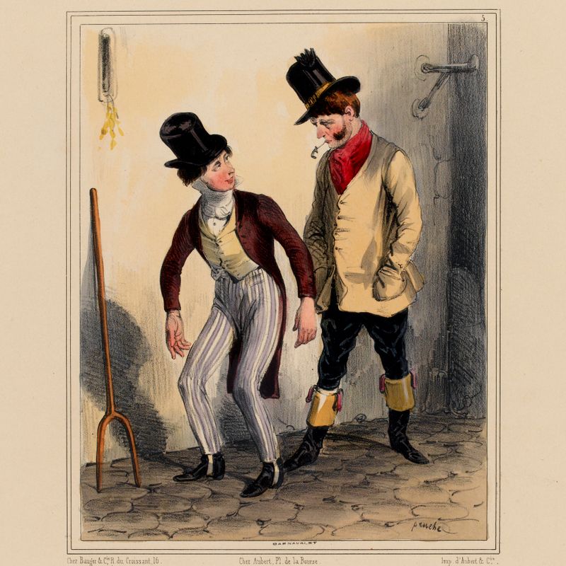 Pardine! si je suis flambant pas un pli encore ! [...] j'ai la défroque pour me mettre en bourgeois!