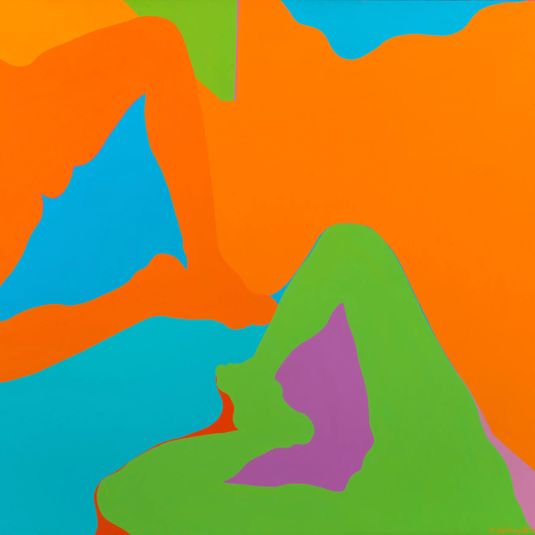 Kay WalkingStick, Two Women, II, 1973