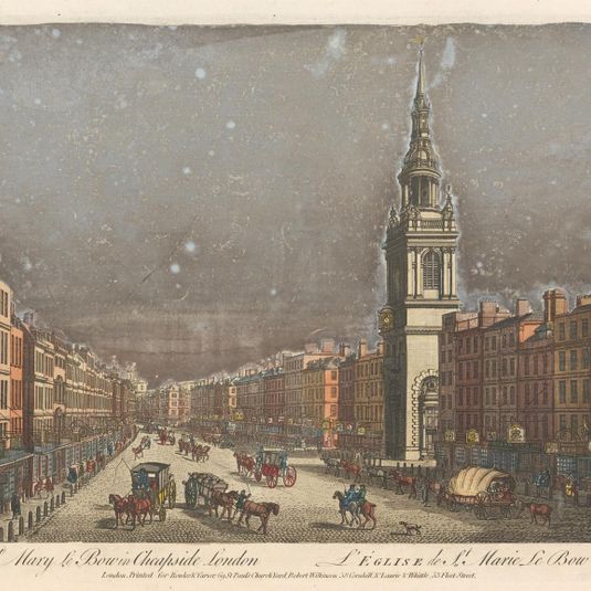 The Church of St. Mary Le Bow in Cheapside London