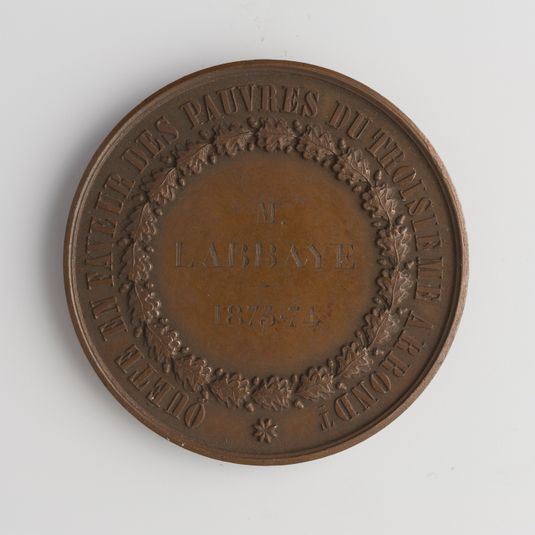 Quête en faveur des pauvres du 3e arrondissement de Paris, 1874