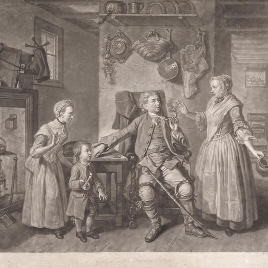 Mr. Garrick in "The Farmer's Return"