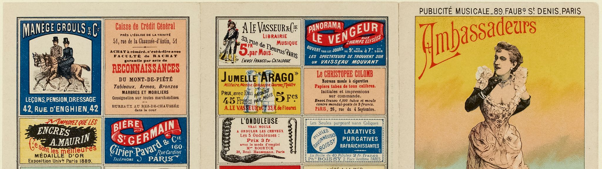 Publicité musicale [...] /Ambassadeurs / Armand d'Ary