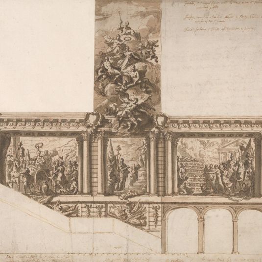 Design for Ceiling Walls and Staircase