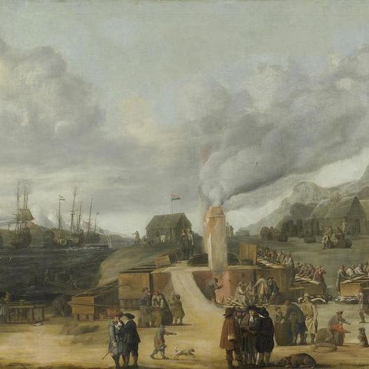 The Whale-oil Refinery near the Village of Smerenburg
