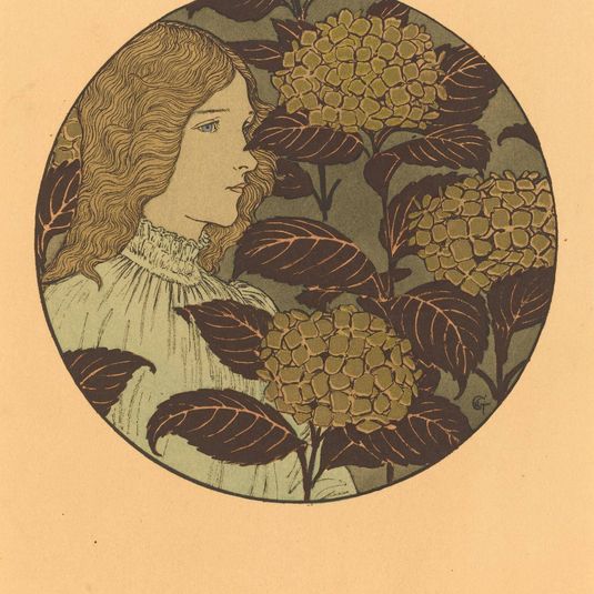 Roundel Portrait of a Girl