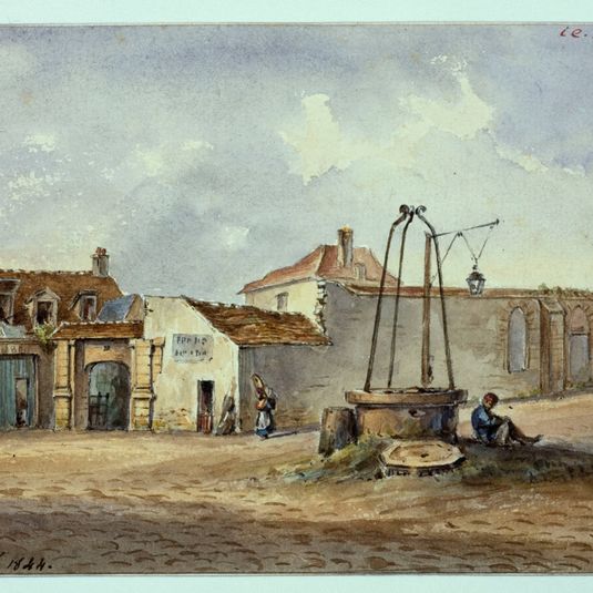 Restes de l'église Saint Martin, place de la collégiale, faubourg Saint Marcel.