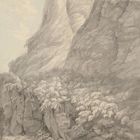 Thurshouse Tor from the river Manifold, Derbyshire
