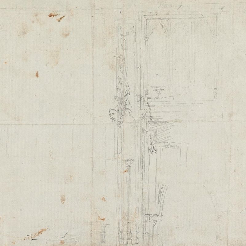 Screen, or the outside of the Entrance or Porch of St Stephen's Chapel West