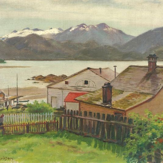 In the Old Quarter, Sitka, 1900