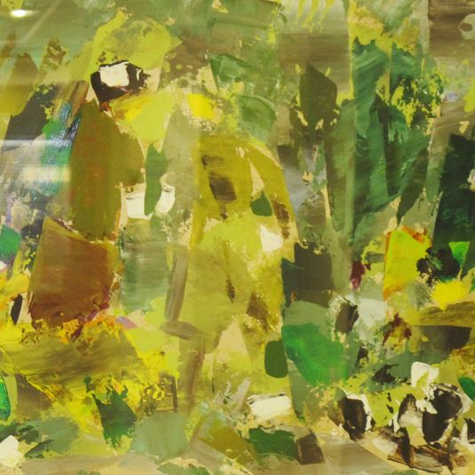 Untitled (Multi-Green Abstract)