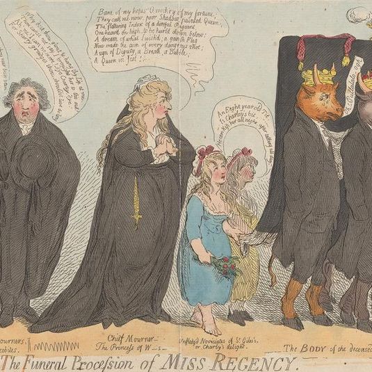 The Funeral Procession of Miss Regency