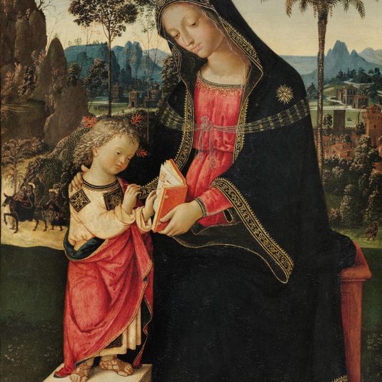 Virgin Teaching the Christ Child to Read
