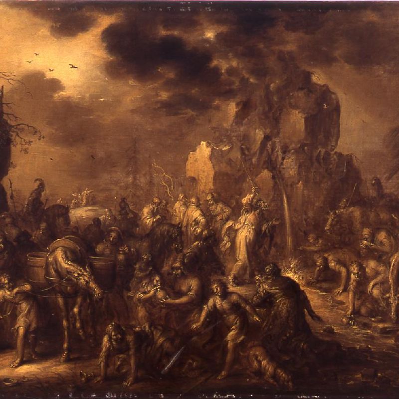 Moses Striking the Rock