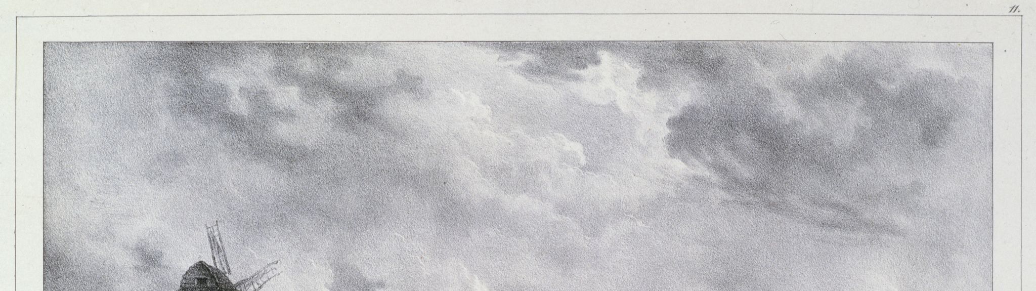 Bataille près du moulin de Valmy (Champagne). Volontaires nationaux de Kellermann et Dumouriez assaillant les soldats prussiens de Brunswick, 20 septembre 1792. Pl. 11 des "Souvenirs militaires de la Rép., du consulat et de l'Empire" 1833. Révolution...