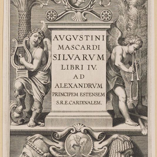 Title Page for Agostino Mascardi, Silvarium Libri IV