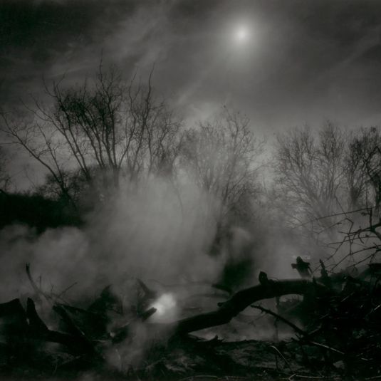 Night Scene, "Ah! when shall all men's good Be each man's rule, and universal Peace Lie like a shaft of light across the land...") --Alfred Lord Tennyson, "The Golden Year," 1842. From the series Great Ideas.