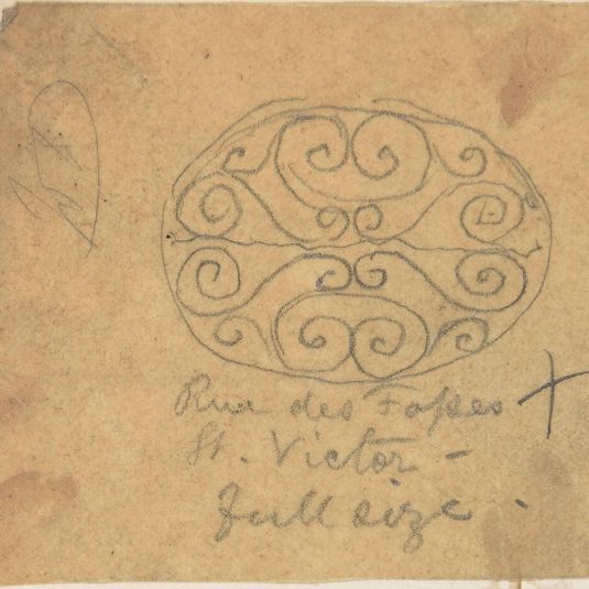 Metalwork Design, from Rue des Fosses St. Victor