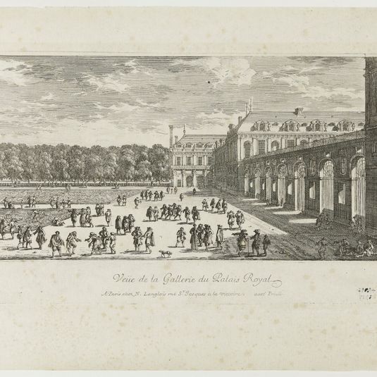 Veüe de la Gallerie du Palais Royal