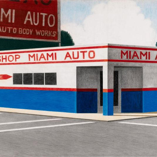 Untitled, Miami Storefront, "Autobody Works"