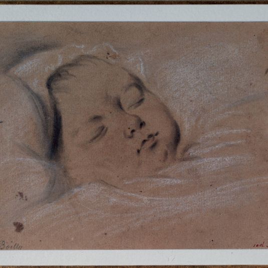 Tête d'enfant endormi