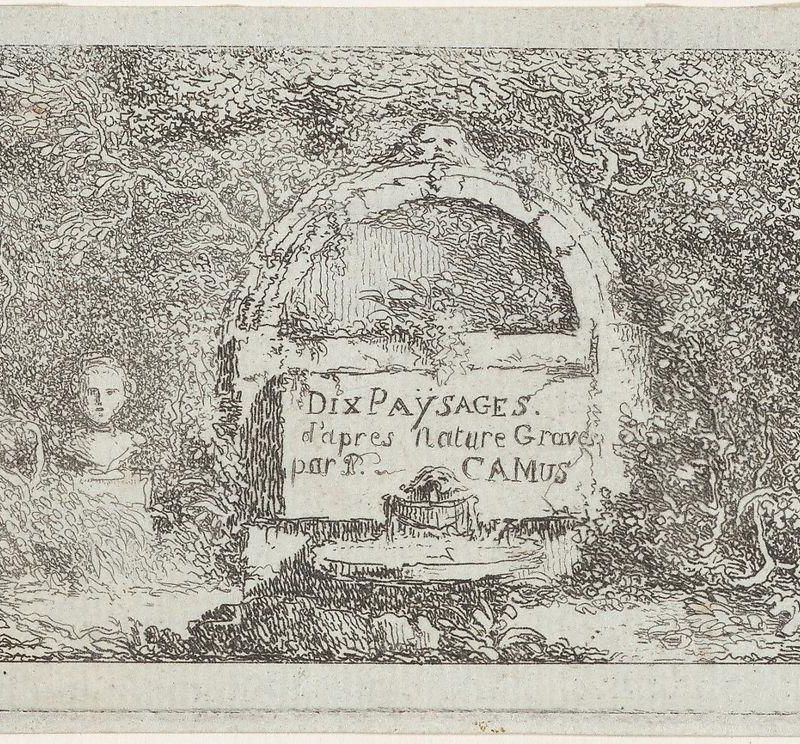 Title page for "Ten Landscapes"