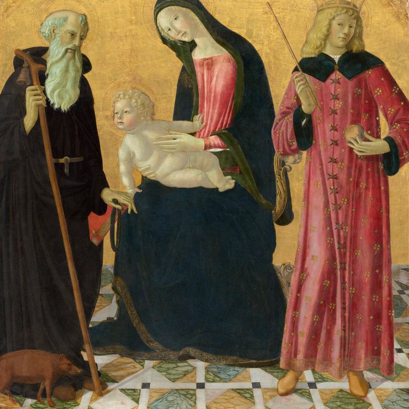 Madonna and Child with Saint Anthony Abbot and Saint Sigismund