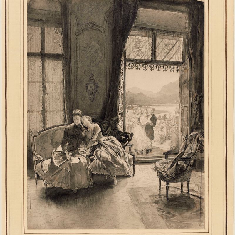 Illustration pour Serge Panine de Georges Ohnet
