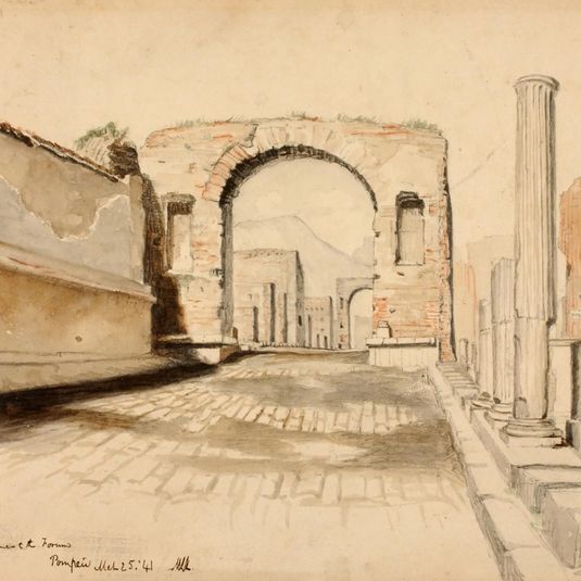 Principal Entrance to the Forum, Pompeii