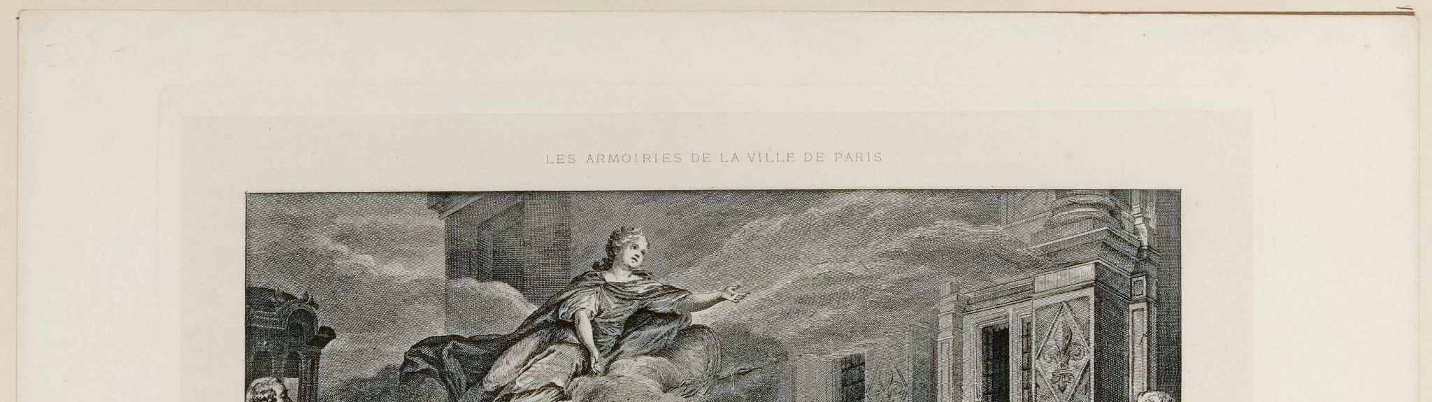 Le corps municipal de Paris / recevant le roi Louis XV à son retour de Metz (1744)
