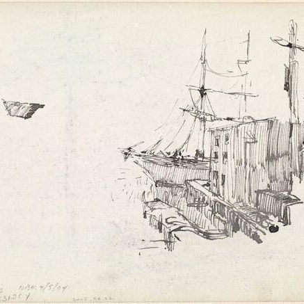 Schooner at Dock