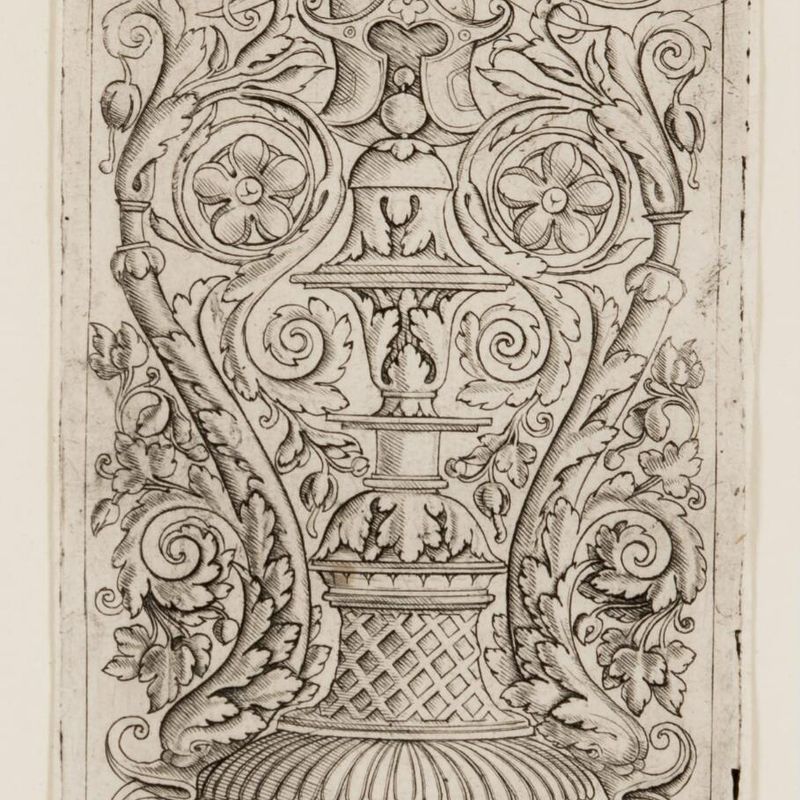 Candelabrum with a Triton and Two Infant Satyrs