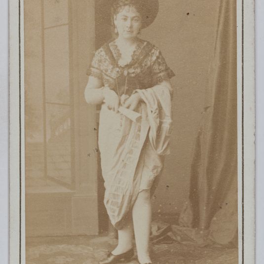 Portrait de Renoir (ou Renouard), actrice au Théâtre des Variétés.