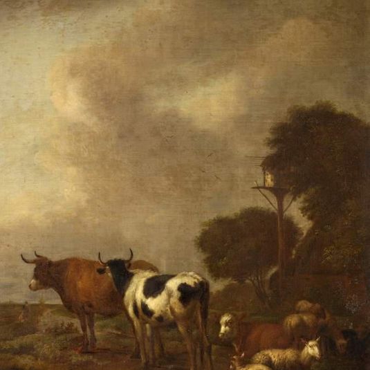 Cattle in a landscape
