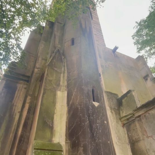 Edie on Christchurch Spire