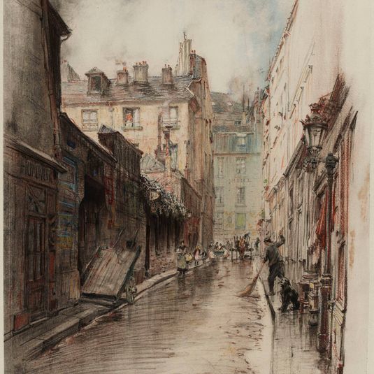 Rue Grégoire de Tours, février 1914