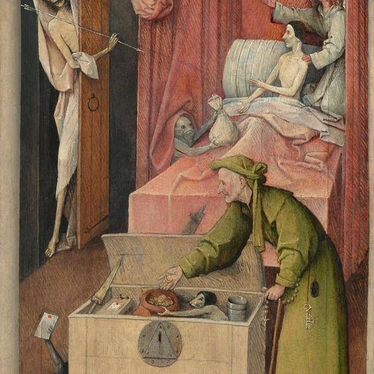 Death and the Miser by Hieronymus Bosch