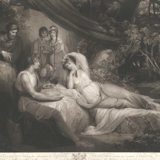 Telemachus relating his Adventures to Calypso
