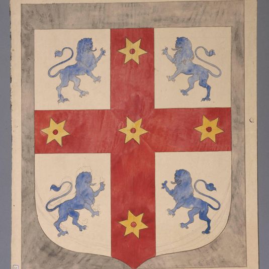 Projet de vitrail civil: blason