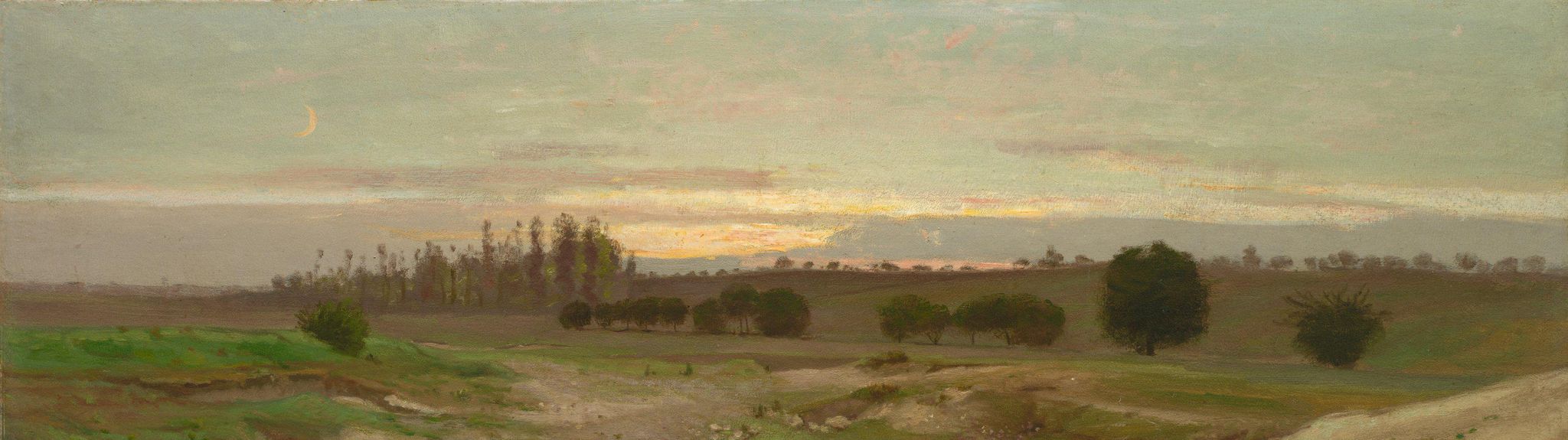 The Marl Pit at Mulcent:  Evening