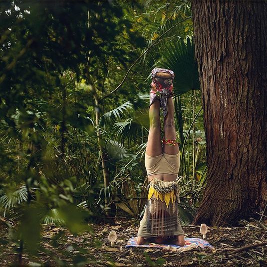 Headstanding Totem